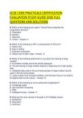 GENERAL BIOLOGY CERTIFICATION&NewLine;EVALUATION QUESTIONS AND CORRECT&NewLine;ANSWERS 2026 STUDY GUIDE