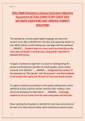 WGU D668 Elementary Literacy Curriculum Objective &NewLine;Assessment ACTUAL EXAM STUDY GUIDE 2026 &NewLine;ACCURATE QUESTIONS AND VERIFIED CORRECT &NewLine;SOLUTIONS