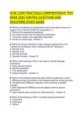 GENERAL BIOLOGY ACTUAL TEST SCRIPT&NewLine;2026 COMPLETE QUESTIONS AND ANSWERS&NewLine;VERIFIED