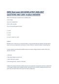 NERC final exam SOS EXAM LATEST 2026-2027 QUESTIONS AND 100- Verified ANSWERS&period;