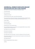 SOS NERC Prep - RElIABILITY EXAM LATEST 2026-2027 200 QUESTIONS AND 100- Verified ANSWERS&period;p