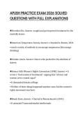 APUSH PRACTICE EXAM 2026 SOLVED&NewLine;QUESTIONS WITH FULL EXPLANATIONS