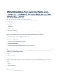 ABSA 3rd Class Part A2 Power Engineering Practice Exam &ndash; Chapters 1&ndash;15 EXAM LATEST 2026-2027 600 QUESTIONS AND 100- Verified ANSWERS&period;