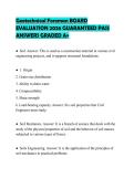 Geotechnical Foreman UPDATED SCRIPT&NewLine;2026 PRACTICE SOLUTIONS GRADED A&plus;