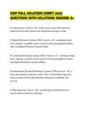 GNRS 558 PRACTICE SOLUTION TEST PAPER&NewLine;2026 TESTED QUESTIONS AND ACCURATE&NewLine;ANSWERS&NewLine;