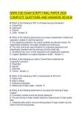 GNRS 558 ACTUAL TEST PAPER 2026 COMPLETE&NewLine;QUESTIONS AND CORRECT ANSWERS GRADED&NewLine;A&plus;