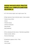 HAWAII STATE MASSAGE FINAL&NewLine;ASSESSMENT 2026 ACCURATE ANSWERS&NewLine;PREMIUM GRADED A&plus;