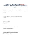 NASCLA PSI PRACTICE EXAM 2026-2027 QUESTIONS AND CORRECT ANSWERS GRADED A&plus;&NewLine;&NewLine;
