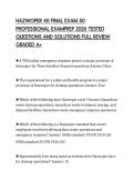 HCA ECG TEST EXAM PREP 2026 TEST PAPER&NewLine;QUESTIONS AND ACCURATE ANSWERS