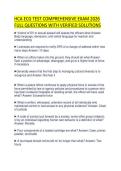 HCA ECG TEST ACTUAL EXAM PAPER 2026&NewLine;QUESTIONS WITH SOLUTIONS GRADED A&plus;