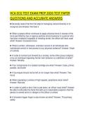 HAZWOPER 40 FINAL EXAM 50&NewLine;PROFESSIONAL EXAMPREP 2026 TESTED&NewLine;QUESTIONS AND SOLUTIONS FULL REVIEW&NewLine;GRADED A&plus;