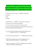 Mckissock USPAP Actual Exam Study &NewLine;Guide &lpar;Questions and Verified Answers&rpar; &NewLine;Already Graded A&plus; &vert; Brand New Version 