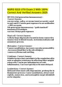 NURS 5315 UTA Exam 2 Questions and Answers Chamberlain 2025&sol;2026