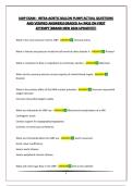 IABP EXAM -INTRA-AORTIC BALOON PUMP &vert; ACTUAL QUESTIONS AND VERIFIED ANSWERS&vert;GRADED A&plus;&vert;PASS ON FIRST ATTEMPT&vert;BRAND NEW 2026 UPDATE&excl;&excl;&excl;&excl;&excl;&excl;&NewLine;