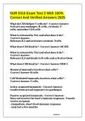 NUR 5315 Exam Test 2 Questions and Answers Chamberlain 2025&sol;2026