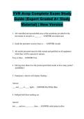 YVR Avop Complete Exam Study &NewLine;Guide &lpar;Expert Graded A&plus; Study &NewLine;Material&rpar; &vert; New Version