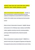 NCMHCE EXAM 2026-2027 QUESTIONS AND CORRECT&NewLine;ANSWERS LATEST UPDATE &lpar;GRADED A&plus;&rpar; PASS&excl;&excl;