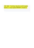 CON 1400V - Final Exam Questions with Complete&NewLine;Solutions &vert; Latest Update 2026&sol;2027 &vert; Graded A&plus;&period;