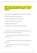 BIOL 1408 Exam Test Questions and Answers &vert;&NewLine;Latest Update 2026&sol;2027 &vert; Graded A&plus; &vert; 100&percnt;&NewLine;Correct&period;