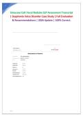 Simucase Colt Vocal Nodules SLP Assessment Transcript&NewLine;&vert; Dysphonia Voice Disorder Case Study &vert; Full Evaluation&NewLine;& Recommendations &vert; 2026 Update &vert; 100&percnt; Correct&period;