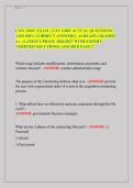 CON 1100V EXAM &vert; CON 1100V ACTUAL QUESTIONS&NewLine;AND 100&percnt; CORRECT ANSWERS &vert; ALREADY GRADED&NewLine;A&plus; &vert; LATEST UPDATE 2026&sol;2027 WITH EXPERT&NewLine;VERIFIED SOLUTIONS&vert;&vert; ASSURED PASS&excl;&excl;&excl; 