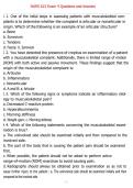 NURS 623 Exam 4 Questions and Answers