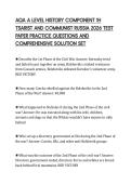 AQA A LEVEL HISTORY COMPONENT 1H&NewLine;TSARIST AND COMMUNIST RUSSIA 2026 TEST&NewLine;PAPER PRACTICE QUESTIONS AND&NewLine;COMPREHENSIVE SOLUTION SET&NewLine;
