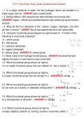 K101 Final Exam Study Guide Questions and Answers