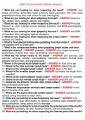 NURS 142 Exam with Complete Solutions