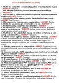 NSCA- CPT Exam Questions and Answers