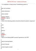 NBSTSA CSFA Exam 1 Questions and Answers