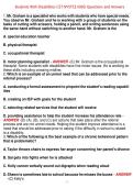 Students With Disabilities CST NYSTCE &lpar;060&rpar; Questions and Answers