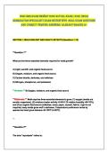 IICRC MRS EXAM NEWEST 2026 ACTUAL EXAM&vert; IICRC &lpar;MOLD&NewLine;REMEDIATION SPECIALIST&rpar; EXAM REVIEW WITH REAL EXAM QUESTIONS&NewLine;AND CORRECT VERIFIED ANSWERS&sol; ALREADY GRADED A&plus; 