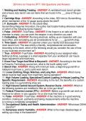 SDI Intro to Firearms &lpar;FFT 100&rpar; Questions and Answers