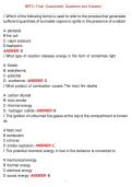 BEFO Final Guaranteed Questions and Answers