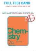 Test Bank for Chemistry&colon; Atoms First 2e &lpar;OpenStax&rpar; &ndash; All Chapters