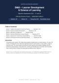 WGU D665 Learner Development Science of Learning OA V1 V2 Actual Exam 2026&sol;2027 &vert; Complete Exam-Style Questions &vert; 100&percnt; Verified &ndash; Detailed Rationales &ndash; Pass Guaranteed &ndash; A&plus; Graded&NewLine;&NewLine;