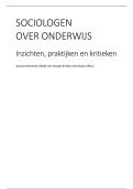 Sociologen over Onderwijs &vert; Sociologische perspectieven &vert; UA &vert; 2025&sol;26