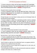 VATI Med Surg Questions and Answers