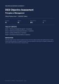 WGU D635 Objective Assessment Principles of Management Actual Exam 2026&sol;2027 &vert; Complete Exam-Style Questions &vert; 100&percnt; Verified &ndash; Detailed Rationales &ndash; Pass Guaranteed &ndash; A&plus; Graded&NewLine;&NewLine;