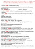NR302 Final Comprehensive Exam Questions and Answers &sol; NR 302 Final Exam Latest Chamberlain College of Nursing &vert;100&percnt; Correct Q & A
