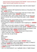 American Board of Surgical Assistants TEST REVIEW - Sutures and Wound Repair&sol; General Surgery Questions and Answers