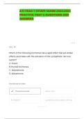 ATI Teas 7 Study Guide 2022-2023 Practice Test 2