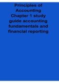 Principles of Accounting Chapter 1 Study Guide Accounting Fundamentals and Financial Reporting 2026 Updated Exam Review Material