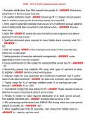 CEBS - RPA 2 EXAM Questions and Answers