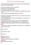 NFPA 1001 Level 1 Test Questions and Answers
