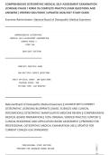 COMPREHENSIVE OSTEOPATHIC MEDICAL SELF-ASSESSMENT EXAMINATION&NewLine;&lpar;COMSAE&rpar; PHASE 1 FORM 116 COMPLETE PRACTICE EXAM QUESTIONS AND&NewLine;ANSWERS &vert; VERIFIED SOLUTIONS &vert; UPDATED 2026&sol;2027 STUDY GUIDE