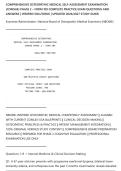 COMPREHENSIVE OSTEOPATHIC MEDICAL SELF-ASSESSMENT EXAMINATION&NewLine;&lpar;COMSAE&rpar; PHASE 2 &ndash; FORM 109 COMPLETE PRACTICE EXAM QUESTIONS AND&NewLine;ANSWERS &vert; VERIFIED SOLUTIONS &vert; UPDATED 2026&sol;2027 STUDY GUIDE