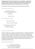COMPREHENSIVE OSTEOPATHIC MEDICAL SELF-ASSESSMENT EXAMINATION&NewLine;&lpar;COMSAE&rpar; PHASE 2 FORM 112 COMPLETE PRACTICE EXAM QUESTIONS AND&NewLine;ANSWERS &vert; VERIFIED SOLUTIONS &vert; UPDATED 2026&sol;2027 STUDY GUIDE