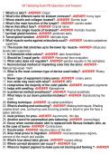 VA Tattooing Exam PSI Questions and Answers